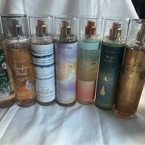 Bath and body body works sprays.